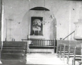 Den gamle kirkes indre.